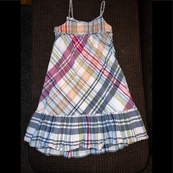 GapKids madras sundress Sz 12 - Picture 2 of 4